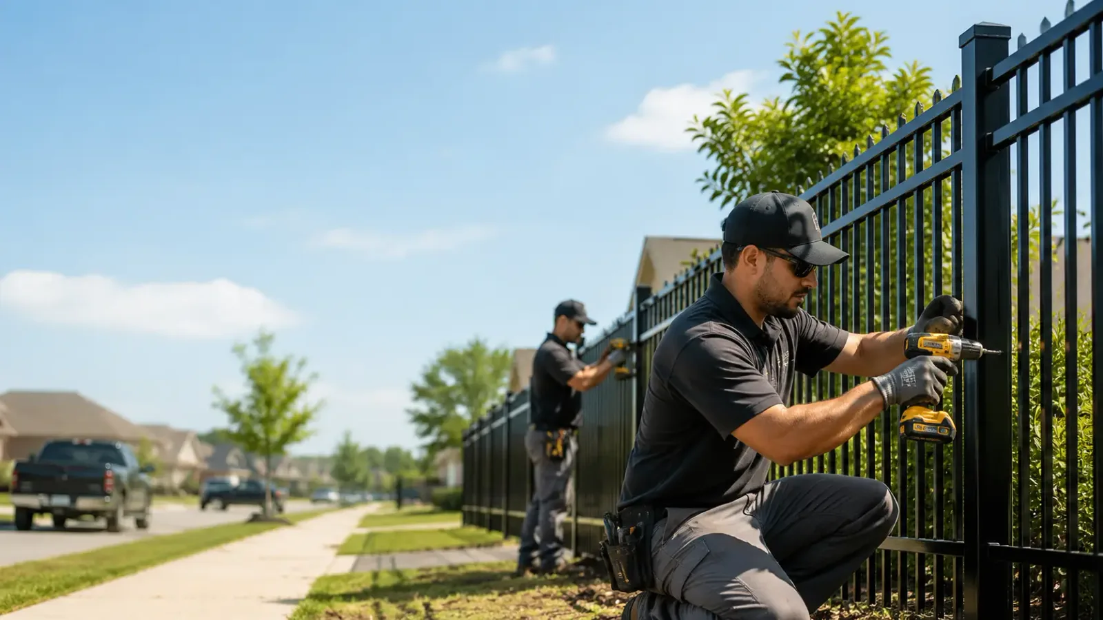 Metal Fence Installation in Martinsburg, NY